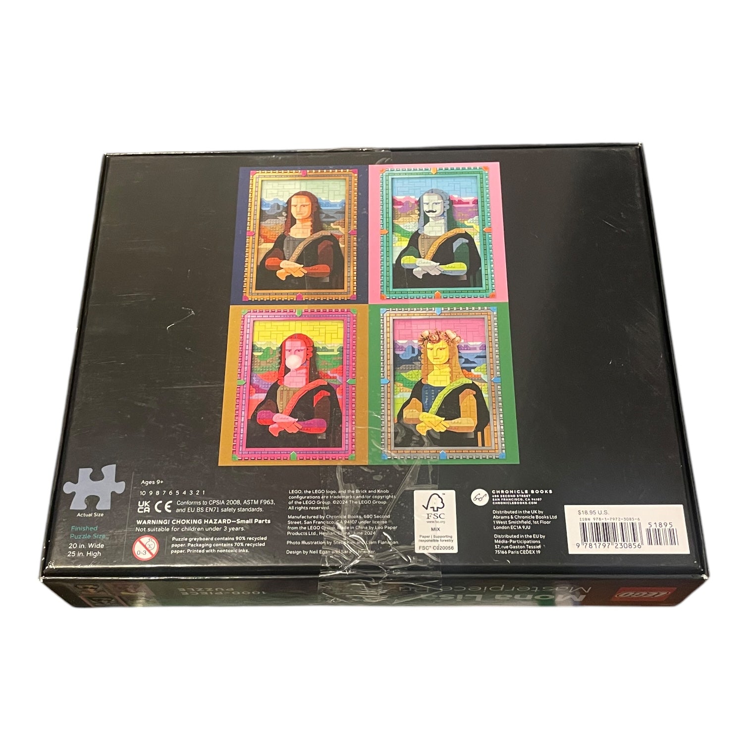LEGO Mona Lisa Art F24 |Puzzle 1000pc – This Kiddo Styles